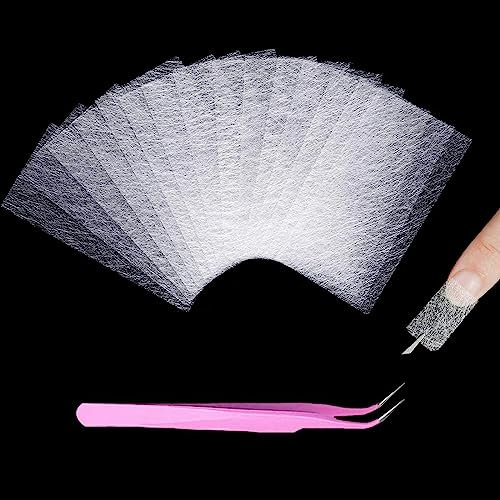 60 Pièces Extension d'Ongle en Fibre de Verre de Soie Outil d'Art d'Ongle, Ongles D'Extension En Fibre De Verre, Bouts de Fibre de Verre de Prolongation Ongle pour Ongles Extension