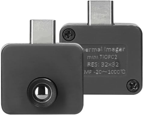 Tragbare Mobiltelefon-Wärmebildkamera -20 ℃ bis 1000 ℃ Kleine Wärmebildkamera unterstützt maximale Messung der minimalen Mittentemperatur 5 Farbpalettenmodi Chinesische und englische Sprache