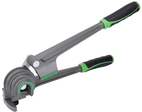 Piegatubi con Diametro Esterno 1/4 3/8 1/2, Piegatubi 180 Gradi, Piegatubi 3 in 1 Strumento per Piegare Tubi in Rame e Alluminio HVAC a 180° per la Riparazione della