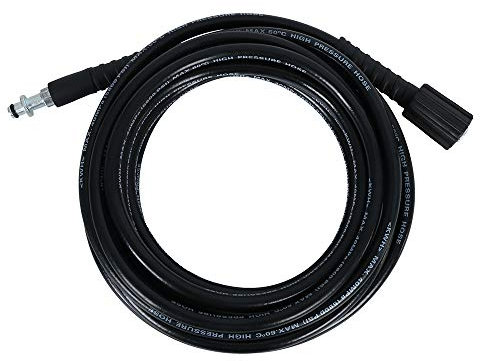 High Pressure Washer Hose Replacement Water Cleaning Kit Domestic Pressure Washers Threaded Hose Extension Compatible with M22 & C-Clip Type Quick Connector for Karcher K2 K3 K4 K5 (6M)