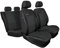 MOTOS Coprisedili universali Copri Sedile Auto per FIAT Punto con Sistema Airbag Attivo, Materiale a Tre Strati, Look Elegante, Personalizzazione Perfetta, Applicazione Versatile per Automobilisti e