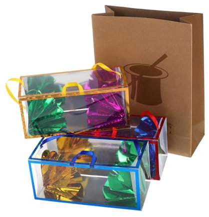 CIYODO Flower Stage Show Prop Magician Gimmick Toy Boys and Girls Trick Box Party Gimmick Props for Performances