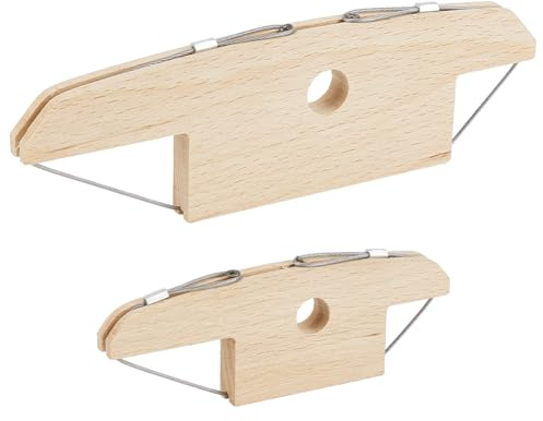 BENECREAT Wire Bevel Cutter Clay, Pottery Trimming Tools, 2 Styles | Cutting Clay Trimming Tool, Beech Wood Pottery Tool, Angle Cutting Clay Tool, For Pottery, Ceramics And Sculpting, Wheat