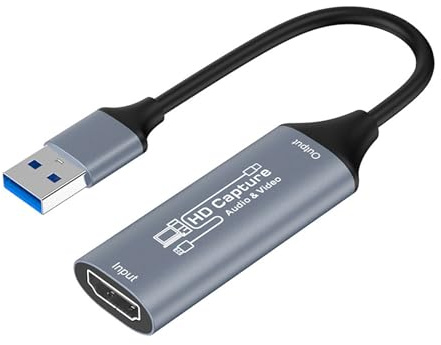 USB 4K Karte für Live Gaming 1080P60 Streaming Metallgehäuse PC kompatibel Keine Verzögerung Spielkarte
