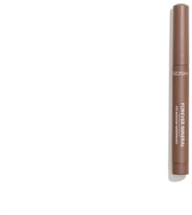 GOSH Forever Mineral Matte Eyeshadow Stick 016 Matt Chocolate – Cream‑to‑Powder Matte White Eye Shadow Crayon, Longwear, Smudge‑Proof, Waterproof & Travel‑Friendly
