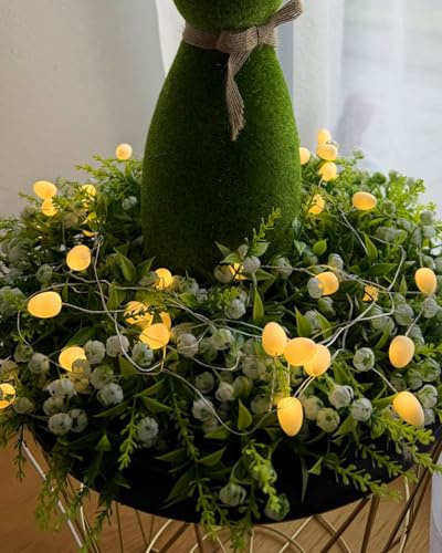 AdalyRoma Lichterkette mit timer,3m 40led kleiner weißer Ball Lichterkette,batteriebetrieben,Warmweiß, Valentinstag, Party Deko