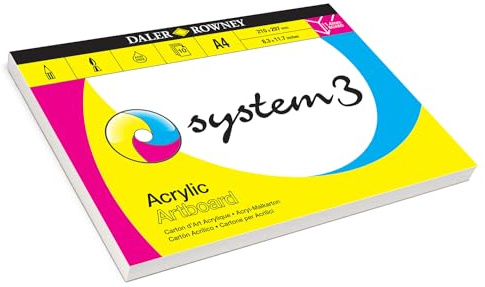 System3 Zeichenblock, A4, 10SH
