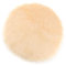 F Fityle Coussin De Siège Rond Moelleux en Fausse Fourrure, Tapis en Peau De Mouton Shaggy, Accessoires De Photo - Beige 40cm