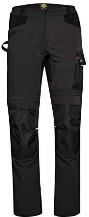 UTILITY DIADORA - Pantaloni da Lavoro in Carbonio per Uomo (EU L), 75135 Asfalto, Performance Pants