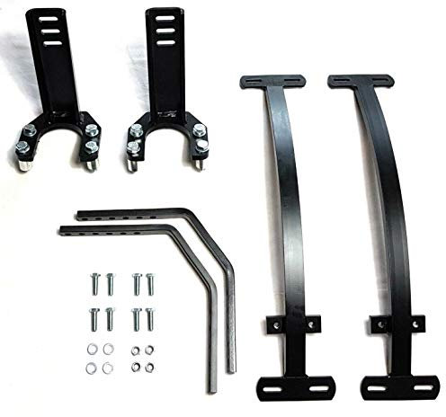 2 Stück Kotflügelhalter vorne links und rechts für John Deere und Massey Ferguson Schlepper, Traktor, Trecker (Kotflügel Breite: von 230 bis 340 mm)