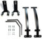 2 Stück Kotflügelhalter vorne links und rechts für John Deere und Massey Ferguson Schlepper, Traktor, Trecker (Kotflügel Breite: von 230 bis 340 mm)