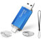 USB C Memory Stick 32gb, 2 in 1 Type C Flash Drive 32 GB USB Key Portable Otg Pendrive 32gb for Tablets, New Macbook, Android Smartphones, Samsung, Huawei, Oneplus Etc. (Blue)
