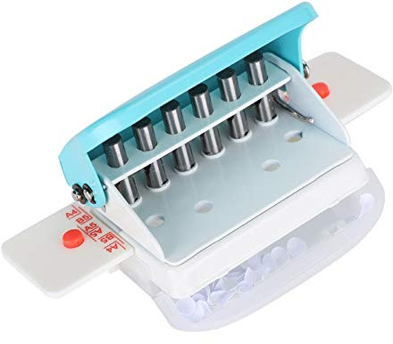 Papierlocher, verstellbarer Locher Loseblatt-Mehrlochstanzung-26 hole punch A4 hole punch binding manual puncher,für Löcher