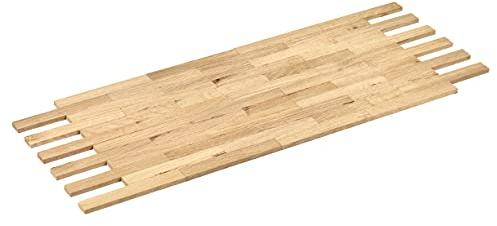 EICHE Mosaikparkett Natur englischer Verband, 1 Verlegeeinheit Massivparkett