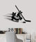 Kinderbadezimmer Wandsticker, Wandtattoo Kunst, Eishockey Eishockey Ausrüstung 90X56 Cm