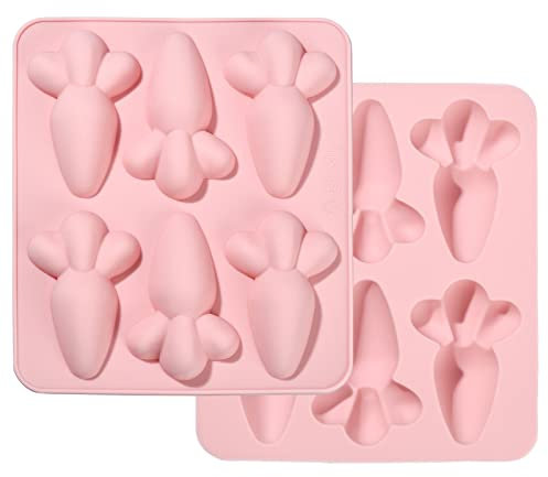 UR URLIFEHALL 1 moule en silicone en forme de carotte pour chocolat, bonbons, fondant, décoration de gâteau, bonbons, chocolat, gelée, pâtisserie