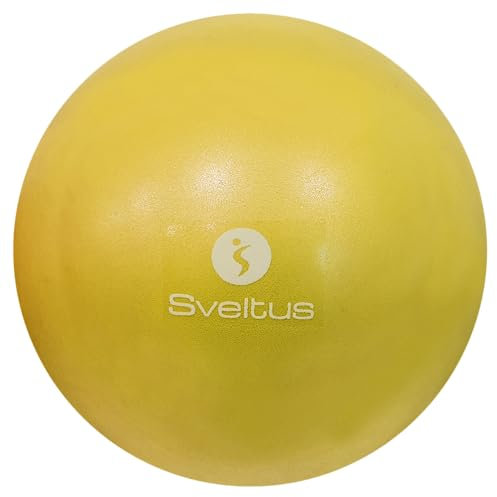 Sveltus Ballon pédagogique Adulte Unisexe, Jaune, diam. 20cm +/-10%
