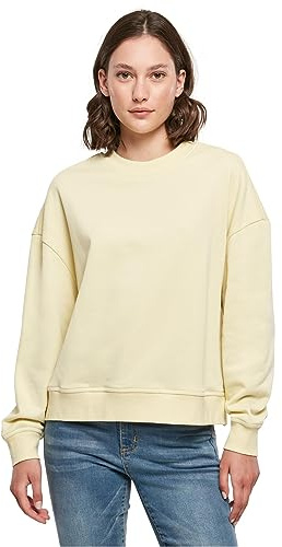 Build Your Brand Damen By212-ladies Oversized Crewneck Sweatshirt