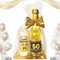 Hochwertiges Geschenkset - Piccolo 22 Karat Blattgold „50 Happy Birthday“ GOLD mit Geburtstagskerze - Secco Sekt mit Stumpenkerze Kerze | Geschenk zum 50. Geburtstag Pfeif auf's Alter