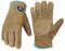 HANDLANDY Winter Gardening Gloves for Men Women, Water Repellent Cold Weather Insulated Leather Work Gloves X-Large