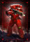 Displate Warhammer Metalposter Magnetische Befestigung Offiziell Lizenziert Bilderr Geschenke Blood Angels Intercessor Poster 32x45cm
