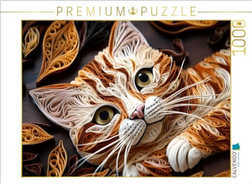 CALVENDO Puzzle EIN Motiv aus dem Kalender Quilling Inspirationen | 1000 Teile Lege-Größe 64 x 48 cm Foto-Puzzle für glückliche Stunden