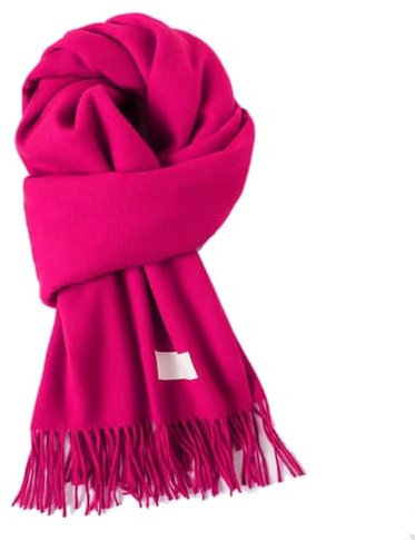 Bettschlange Schal Damen Winter, Warm Wollschal, Winterschal Damen mit Quasten, XXL Kuschelige Warme Winter Schals, Scarf Poncho Cape, 200x70cm,21-Rose