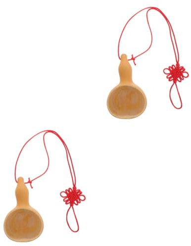 Ciieeo 2 Piezas Cuchara De Calabaza Cuchara De Agua Para Lavar El Cabello Calabaza Seca Natural Cuchara De Agua De Baño Cuchara Sopera Tómate Un Baño Calabaza Natural Cuchara Taza Bebé