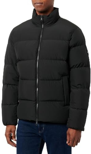 Tommy Hilfiger Herren Pufferjacke Down Puffer Jacket mit Taschen