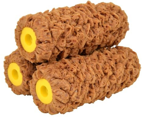 Hanroy Schwamm-Farbroller 20,3 cm für Texturmalerei, Dekorateure, Pinselwerkzeug, schnelle und einfache Musterkunst-Schwammrolle für Hauswand (RM498KC-8)