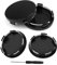 RXKFIGX 4 pièces Capuchons de moyeu Compatible Jantes Alu Capuchons de moyeu OD 68mm ID 58mm pour moyeu de Roue Accessoires de Voiture Capuchons de moyeu de Roue avec Tournevis Plat