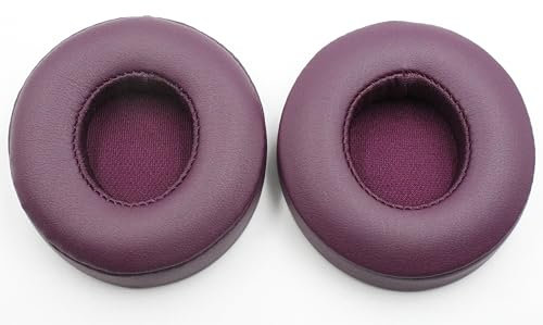 Ersatz-Ohrpolster kompatibel mit Beats by DRE Solo3/Solo2 Wired/Wireless A1796/B0534 Kopfhörer-Ohrpolster (POP Magenta)