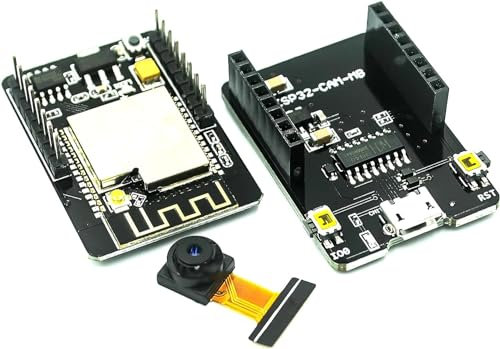 1 Stück für ESP32 CAM Entwicklungsplatine,ESP32-CAM WiFi Bluetooth Entwicklung Board DC 5V Dual-Core-Entwicklungsplatine mit OV2640 Kamera TF Card Module, Micro USB Port,kompatibel mit Arduino