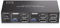 TJCXELE 8K60Hz/4K120Hz Displayport KVM Switch 2 Monitors 2 Computers USB3.0 KVM Switch Dual Monitor Share Dual Monitors and 4 USB Devices Supports Extend & Copy Mode with Wired Controller