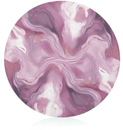 Chopping Block Pearl Purple Marble Glass Cutting Boards Round Cutting Mat Portable Cut Mats for Kitchen Supplies Easy to Clean