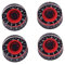 OFFSCH 4pcs Acrylic Knobs for Electric Guitar Bass Amplifier Control Replacement Parts for Shaft Pots Tone Volume Effect Pedals