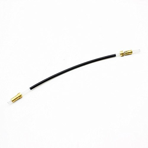 Qusedwey 5pcs Violin Tail gut Tail cord Gut Cord Nylon with Brass Screw for 3/4 4/4 Fiddle Violin Black