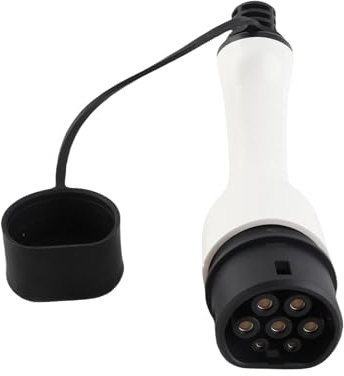 lvifloae NEUES Energy Vehicle Ladegerät weibliche Stecker 32A IP44 für Typ 2 PHEV Elektrofahrzeug 480V kompatible 16A 32A EV -Stecker -Adapter Typ 2 EVSE LABER Female IEC 62196 Konverter