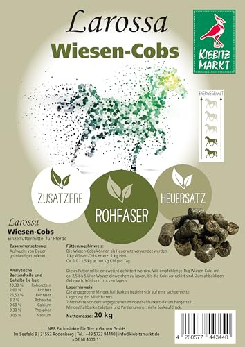 Kiebitz Markt Larossa Wiesen-Cobs 20 kg Pferdefutter für Pferde