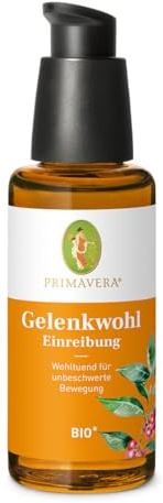 PRIMAVERA Gelenkwohl Einreibung bio* 50 ml - mit Wintergrün, Thymian Thymol und Johanniskraut - wohltuende Pflege nach körperlicher Belastung - Aromatherapie - vegan