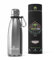 Greens Steel Gourde Isotherme - 350 ml, Argenté I Acier Inoxydable I Bouteille Double Paroi Isolée Sous Vide I Mousqueton, Boîte Cadeau I Réutilisable et Étanche I Adultes et Enfants I Sans BPA