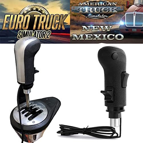 Obokidly PC SIM Gearshift Shifter Knob For Logitech G29 G27 G25 THRUSTMASTER TH8A USB Feel Like a Truck Driver Gearshift Knob For ATS ETS2 Games