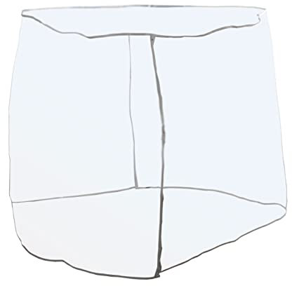 GERSO Transparente Abdeckhaube für runde Kleidersständer - Doppel-Reißverschluss Länge 115 - Durchmesser 125cm