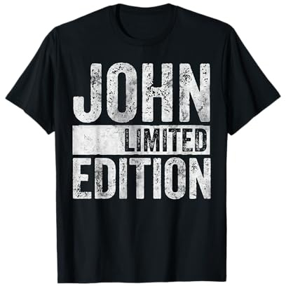 Chemise humoristique personnalisée John édition limitée T-Shirt