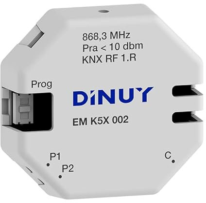 KNX-RF Schnittstelle Taster 2 Kanäle DINUY EM K5X 002