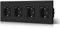 BSEED Prise murale Schuko avec prise murale quadruple avec chargeur rapide USB & Type C de 20 W, verre, prise encastrée 3 en 1, puissance de charge et adaptateur USB C, station de charge, installation