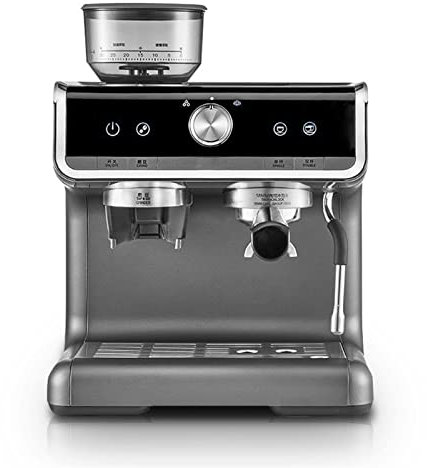 Cafetière Cafetière Électrique Machine À Café Machine À Expresso Portable Entièrement Automatique Broyage Machine À Mousse De Lait À Vapeur Intégrée (Couleur: Gris Foncé, Taille: CN) (Gris foncé UK)
