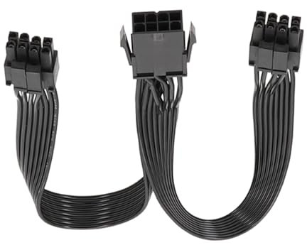 CPU 8Pin Buchse Auf 2X 8Pin Stecker Konverter Für Mainboard CPU Power Adapter Y Splitter 8 Pin Verlängerungskabel 25CM Hardware Adapter