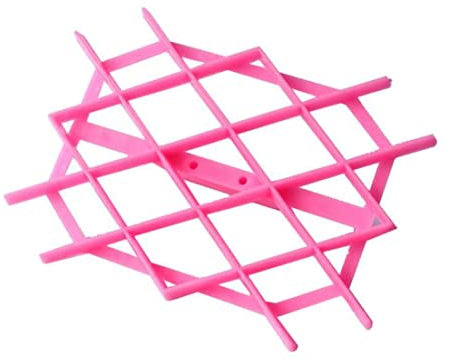 Torta in goffding stampo di plastica fondente fondente a forma di rombo cookie gustomer taglierina
