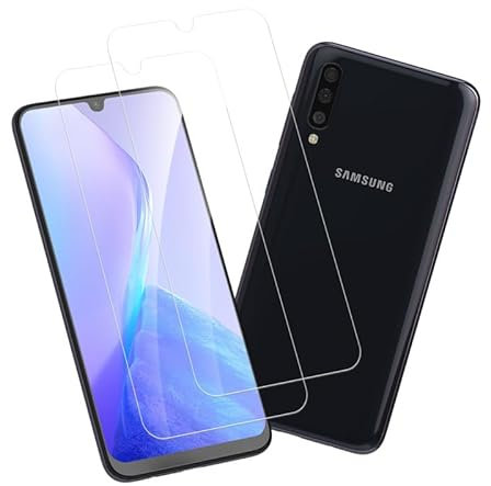 Joywing für Panzerglas Samsung Galaxy A50 Schutzfolie, für Samsung A50 PanzerSchutzglas, 2 Stück Folie Galaxy A50 Displayschutz, Passt Perfekt, 9H Kratzfest